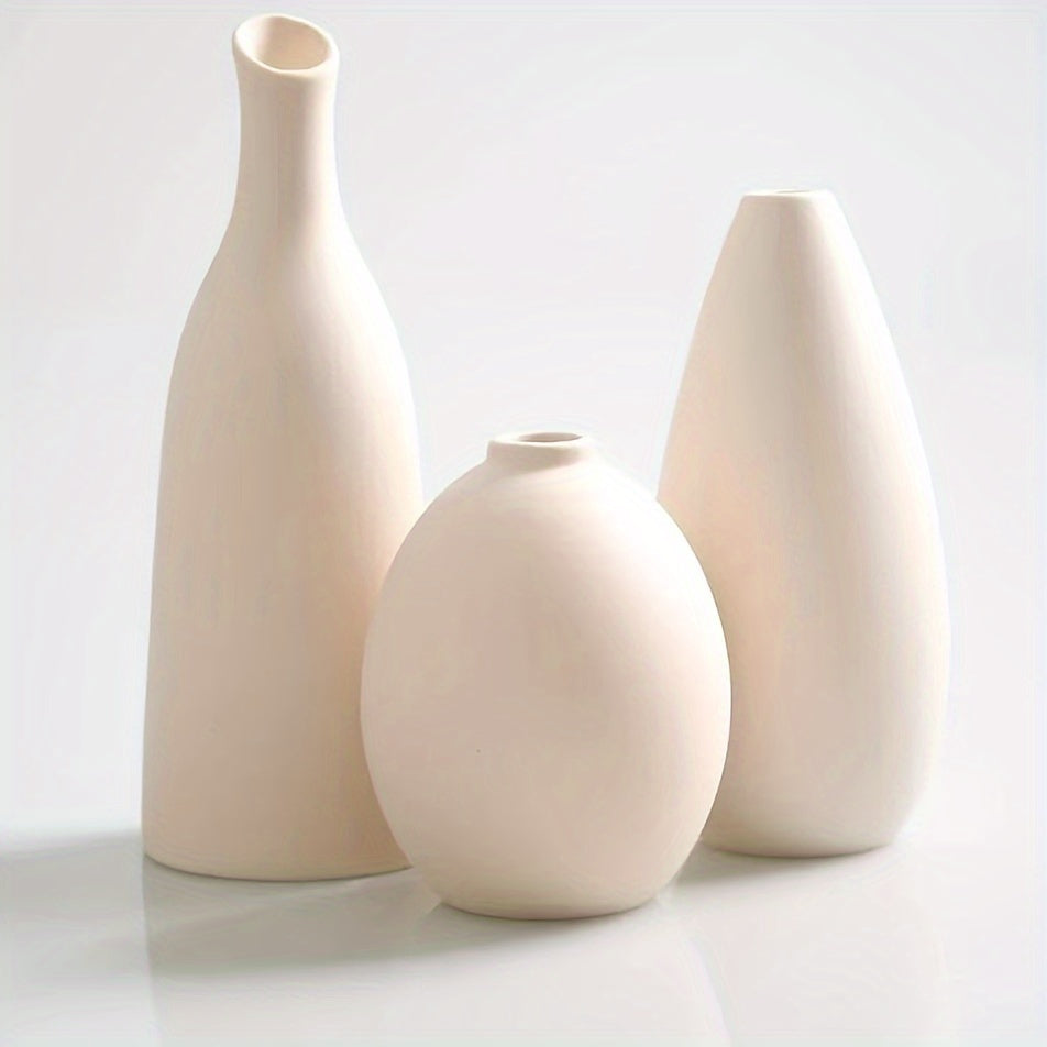 3pcs Set Boho Ceramic Vases