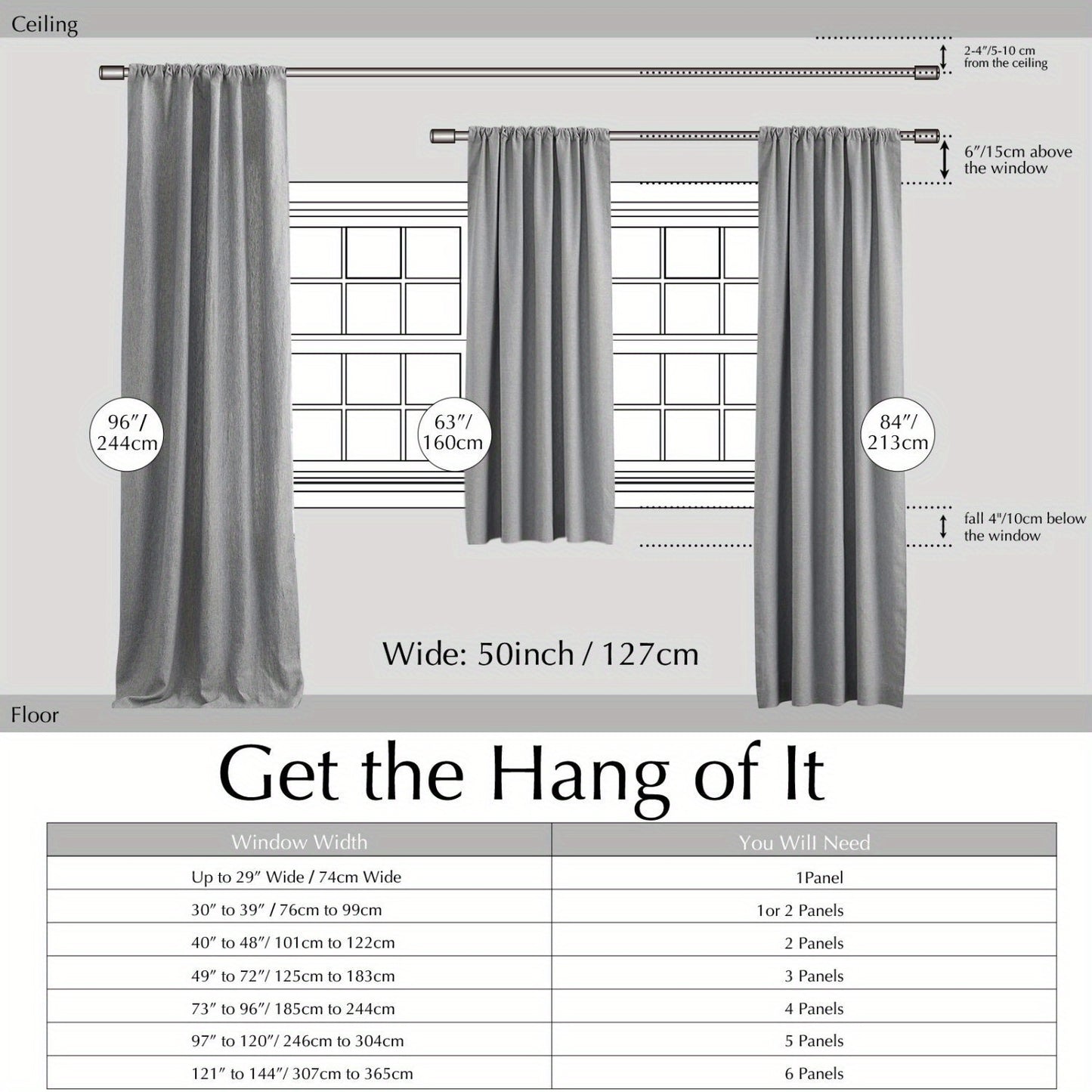 2 Panels 80% Blackout Curtains