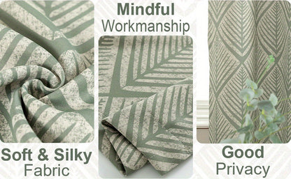 2 Panels 80% Blackout Curtains