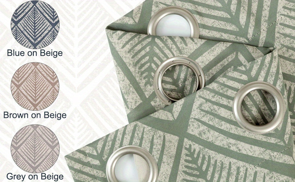 2 Panels 80% Blackout Curtains