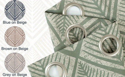 2 Panels 80% Blackout Curtains