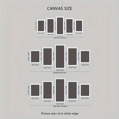 5-Piece Modern Art Canvas Wall Décor Set