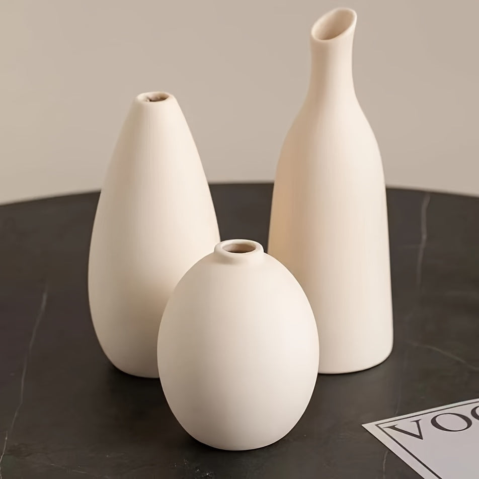 3pcs Set Boho Ceramic Vases