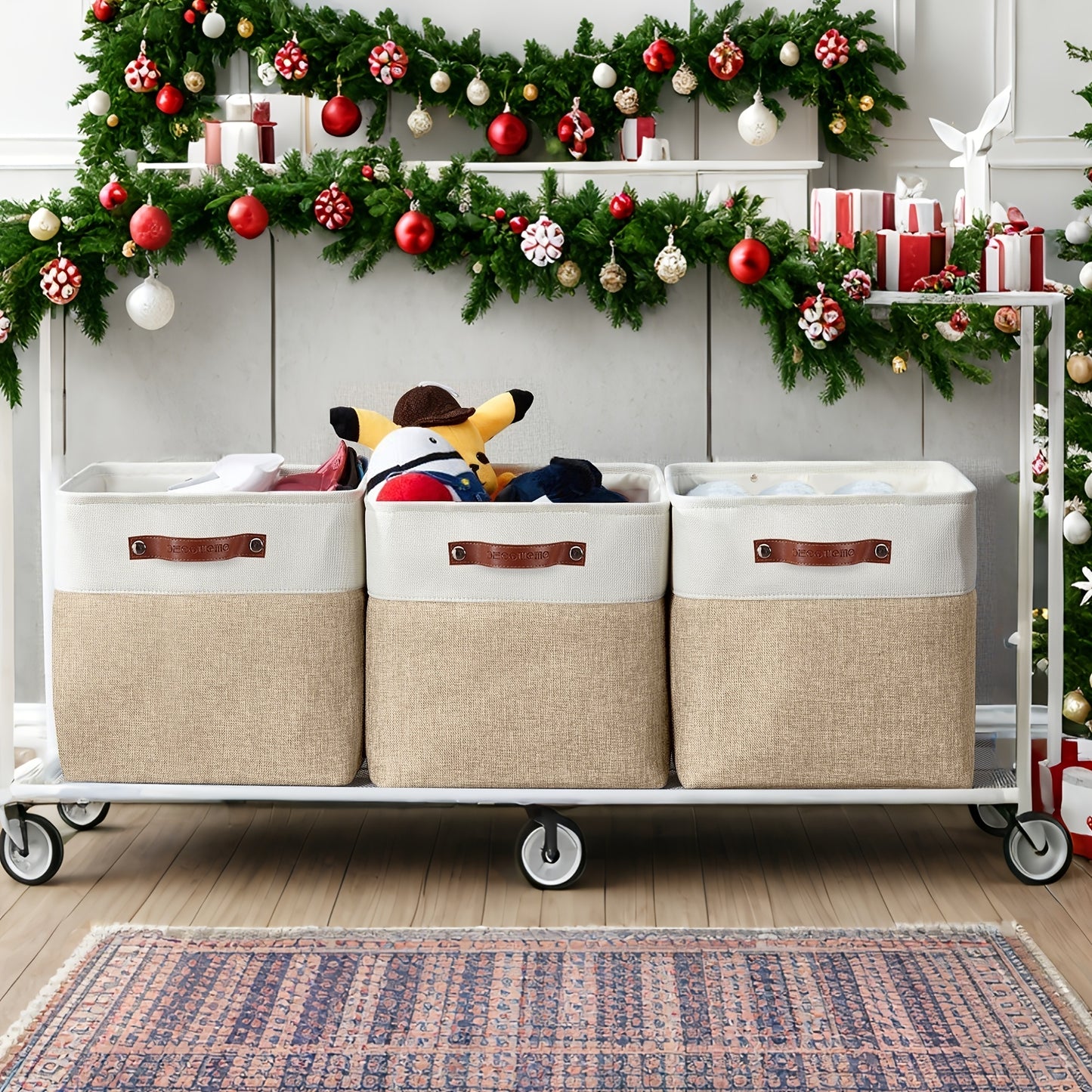 4 Packs | Cube Storage Bin – Organize in Style!