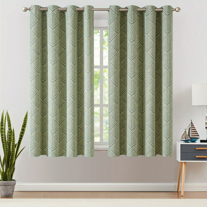 2 Panels 80% Blackout Curtains
