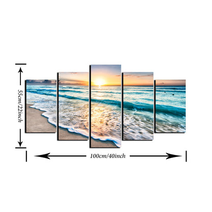 5-Piece Modern Art Canvas Wall Décor Set