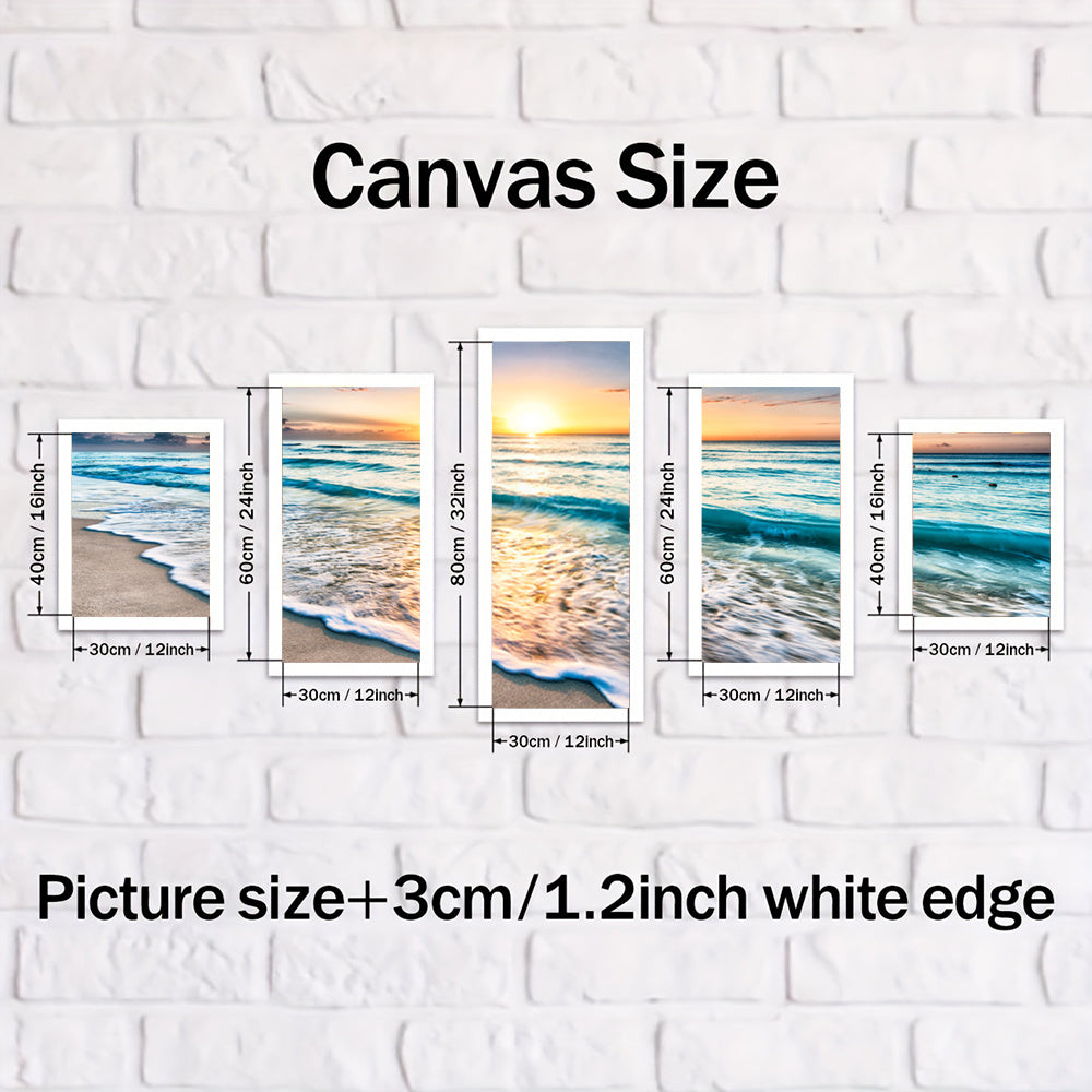 5-Piece Modern Art Canvas Wall Décor Set