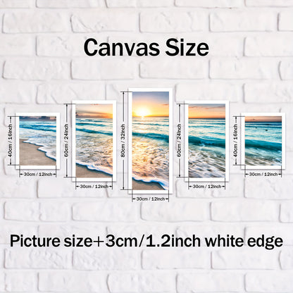 5-Piece Modern Art Canvas Wall Décor Set