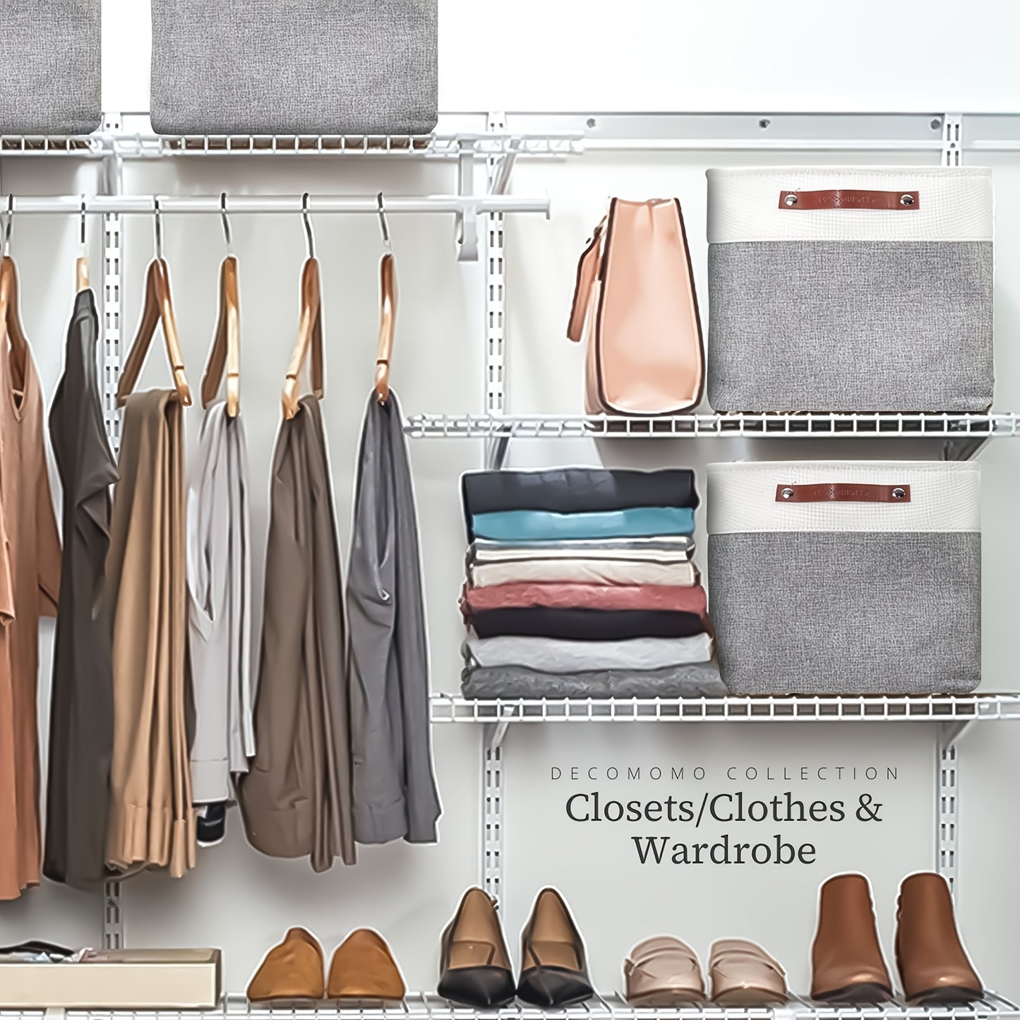 4 Packs | Cube Storage Bin – Organize in Style!