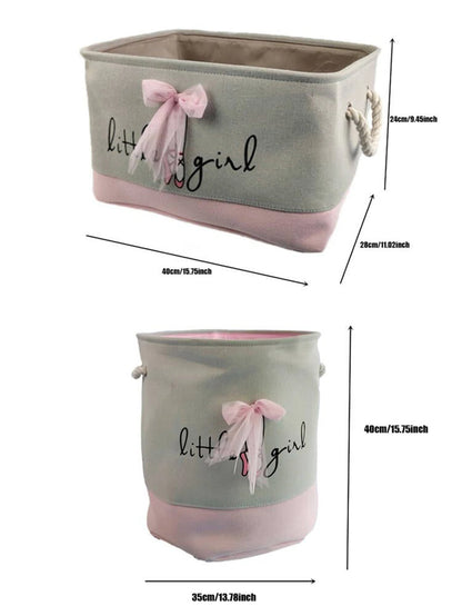 Pink Storage Basket for Girls