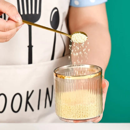 Elegant Seasoning Jar with Spoon