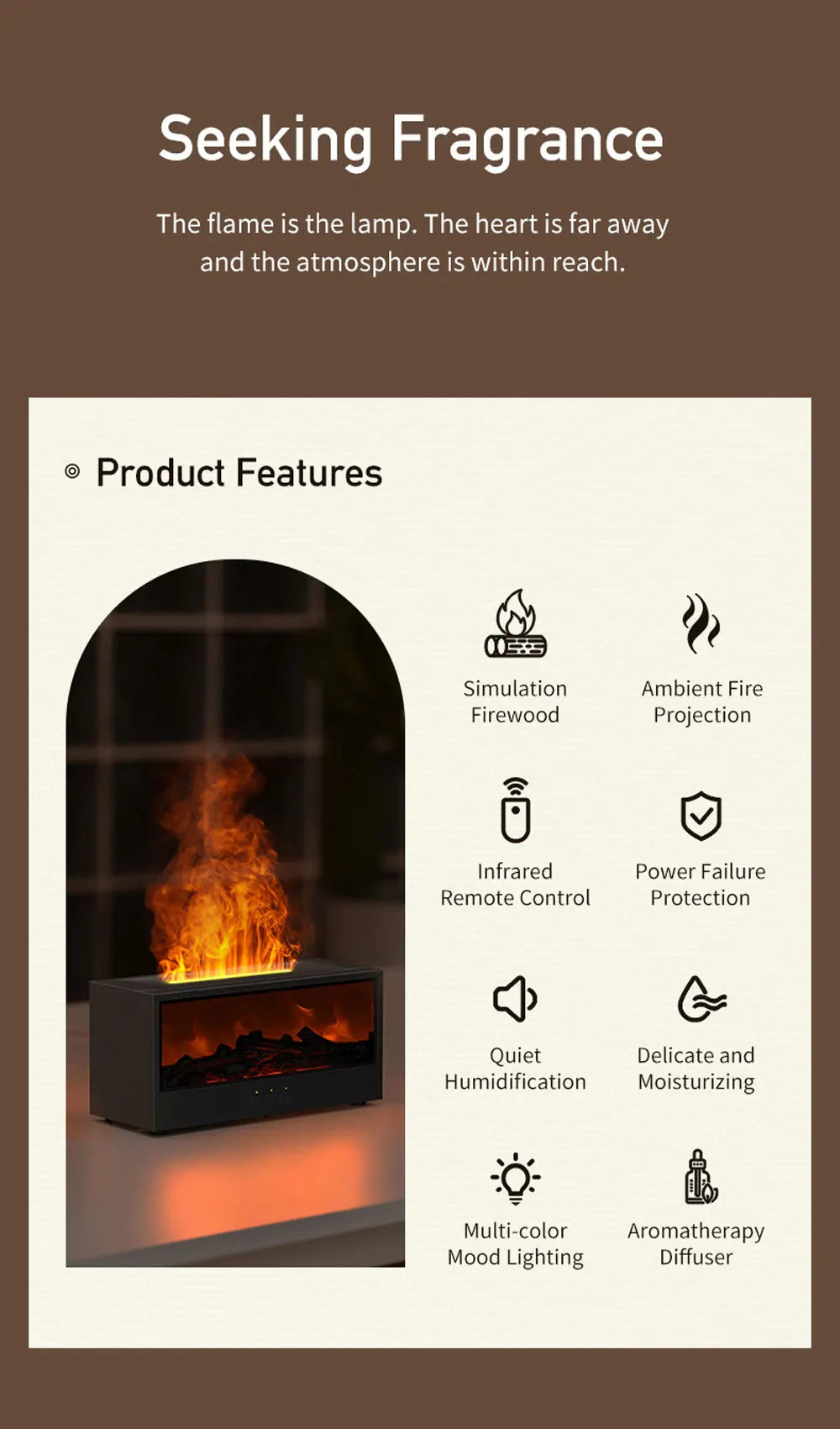 Fireplace Automatic Air Humidifier