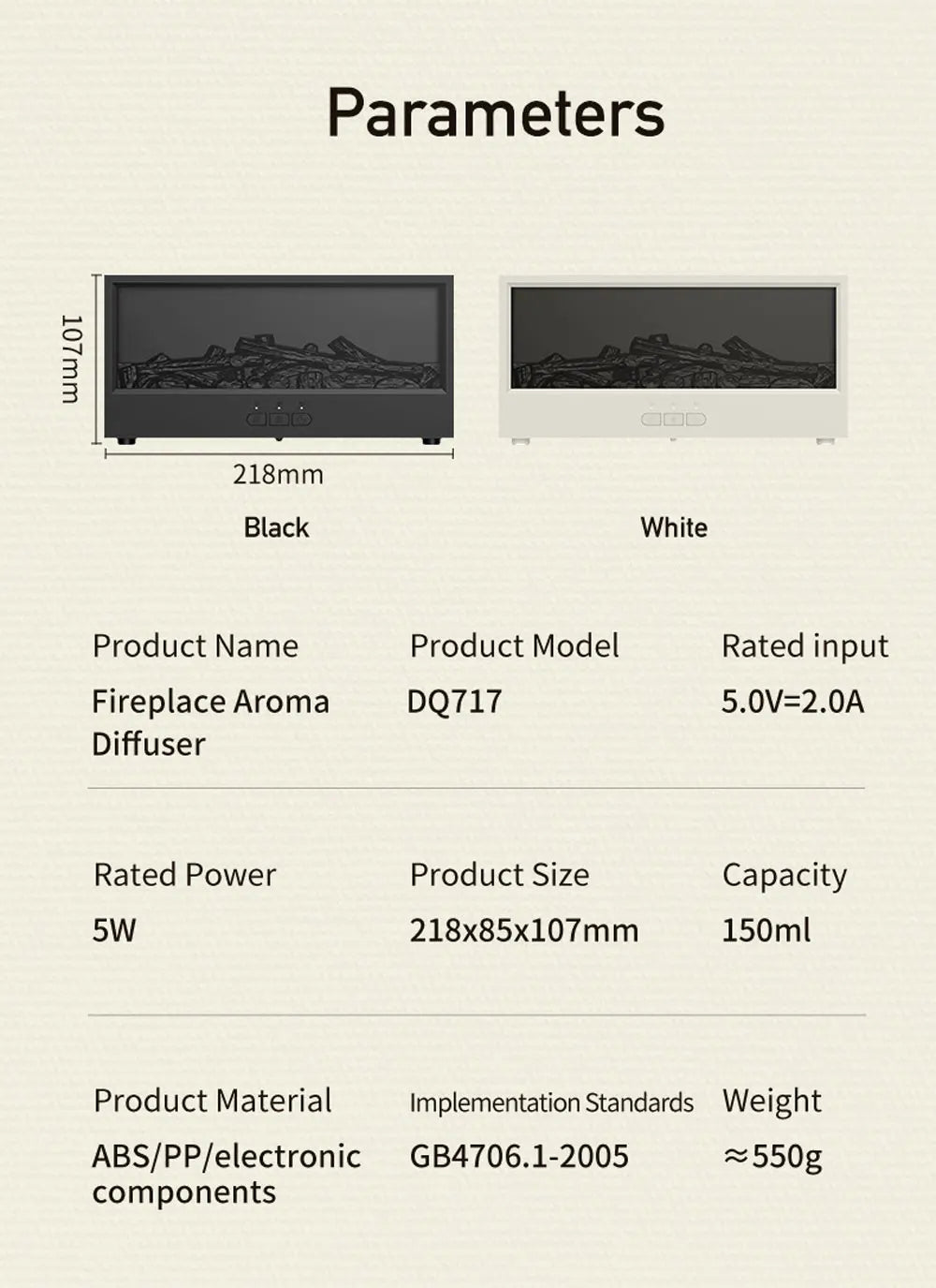 Fireplace Automatic Air Humidifier