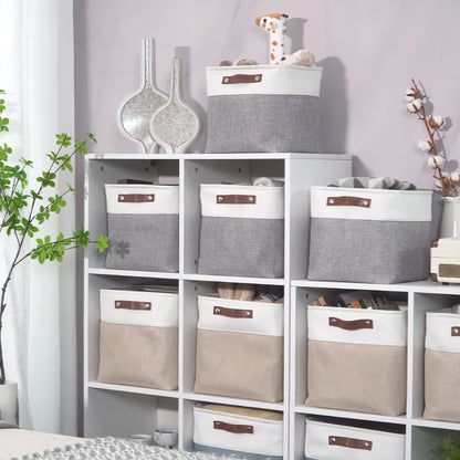 4 Packs | Cube Storage Bin – Organize in Style!