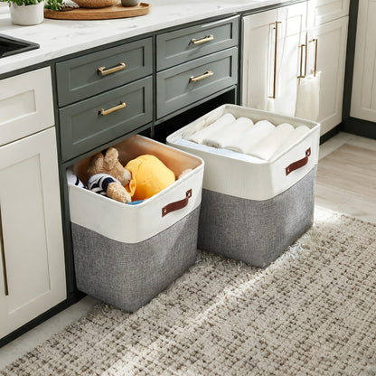 4 Packs | Cube Storage Bin – Organize in Style!